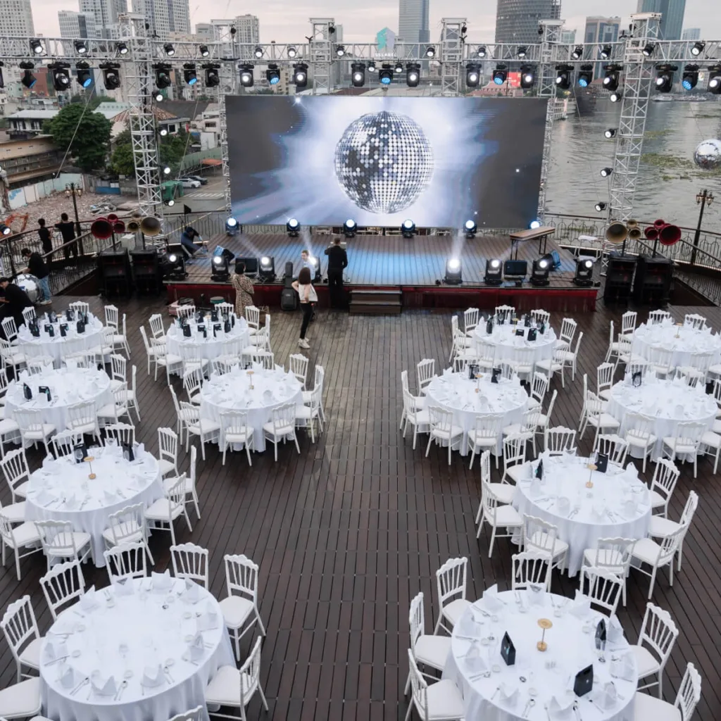 Sảnh tiệc - Du thuyền Sài Gòn REVER Cruises