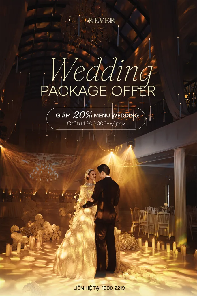 Ưu đãi giảm 20% menu, giá chỉ từ 1.200.000++/khách.