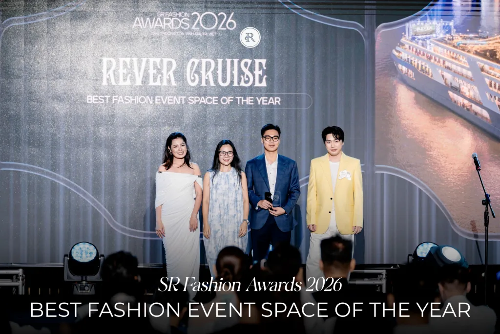 REVER CRUISE HONORED WITH “BEST FASHION EVENT SPACE OF THE YEAR” AT SR FASHION AWARDS 2026 - REVER Cruises saigon REVER CRUISE HONORED WITH “BEST FASHION EVENT SPACE OF THE YEAR” AT SR FASHION AWARDS 2026 - REVER Cruises saigon